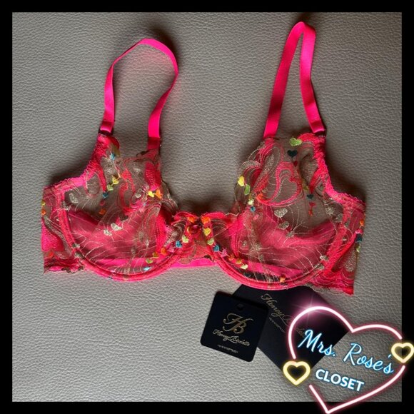 Honey Birdette Candy Multicolor Bra Size US 36D, UK 36D, EU 80D, AUS 12D - Picture 1 of 3